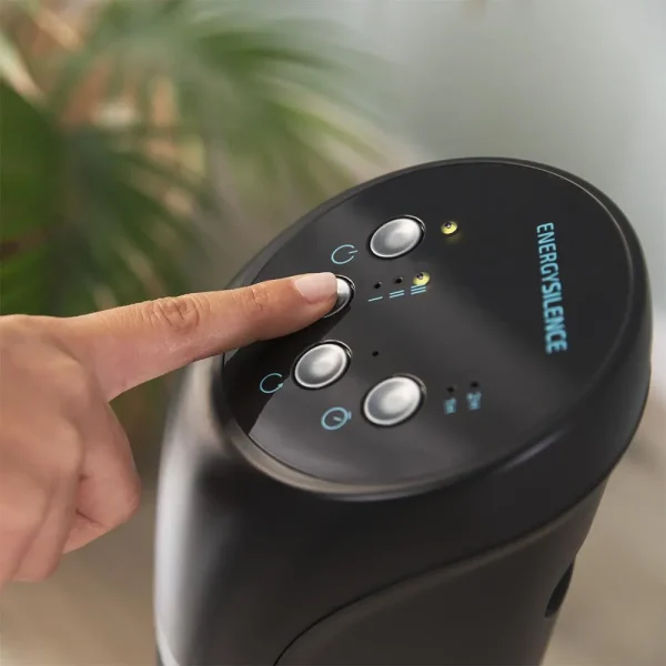 Imagen 6 Ventilador de torre EnergySilence 7050 SkyLine Control de 45 W con mando a distancia, 3 velocidades, oscilación automática y temporizador de hasta 7,5 horas.