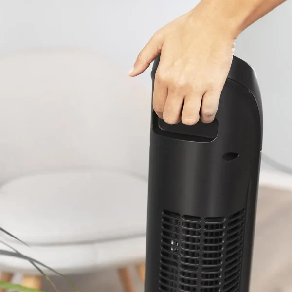 Imagen 8 Ventilador de torre EnergySilence 7050 SkyLine Control de 45 W con mando a distancia, 3 velocidades, oscilación automática y temporizador de hasta 7,5 horas.