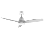Ventilador de techo EnergySilence Aero 5200 White Design vista frontal aspas grises