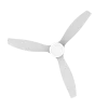 Imagen 3 Ventilador de techo con motor DC de 40 W, luz LED y mando a distancia. Silencioso, 132 cm de diámetro y función verano/invierno para máxima eficiencia.