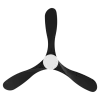 Imagen 3 Ventilador de techo de 52 pulgadas con motor DC de 35 W y acabado gris. Integra luz LED, mando a distancia, temporizador y sistema de inversión de giro.