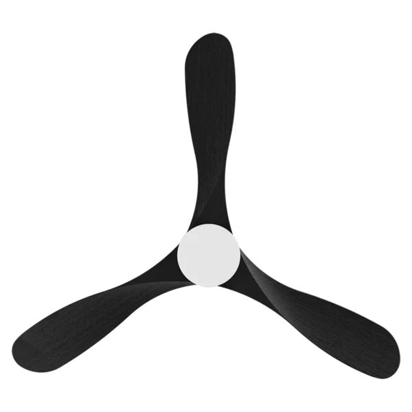 Imagen 3 Ventilador de techo de 52 pulgadas con motor DC de 35 W y acabado gris. Integra luz LED, mando a distancia, temporizador y sistema de inversión de giro.