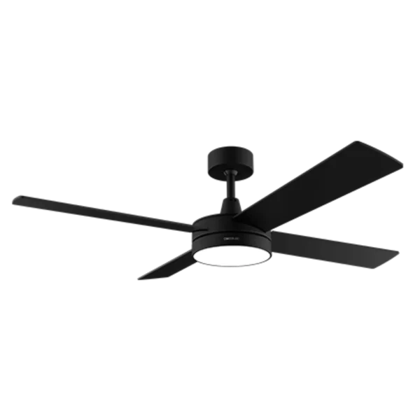 Ventilador de techo Cecotec EnergySilence Aero 5200 Black Line negro con luz LED y mando a distancia