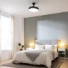 Imagen 5 Ventilador de techo con aspas retráctiles y luz LED de 3 tonos. Motor de 40 W silencioso, diámetro de 106 cm, temporizador y función verano-invierno.