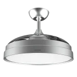 Ventilador de techo aspas retráctiles Cecotec EnergySilence Aero 4280 Invisible Steel acabado acero inoxidable