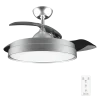 Imagen 8 Ventilador de techo con aspas retráctiles, motor de 40 W y luz LED. Diámetro 106 cm, temporizador, 3 tonos de luz y función verano/invierno con mando.