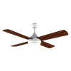 Imagen 2 Ventilador de techo de 42” y 55 W con luz LED integrada. Mando a distancia, temporizador, 3 velocidades y función verano/invierno con aspas reversibles.