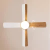 Imagen 6 Ventilador de techo con motor DC de 40 W, luz LED y 42 pulgadas. Silencioso, con mando a distancia, temporizador, 6 velocidades y función verano/invierno.