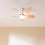 Ventilador de techo EnergySilence Aero 4260 Orange con luz LED y aspas naranjas