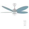Ventilador de techo EnergySilence Aero 4260 Sky con luz LED y motor DC silencioso vista frontal