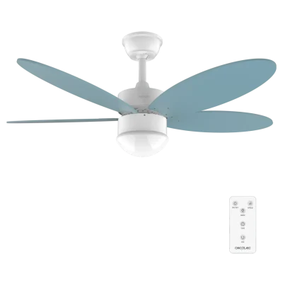 Ventilador de techo EnergySilence Aero 4260 Sky con luz LED y motor DC silencioso vista frontal