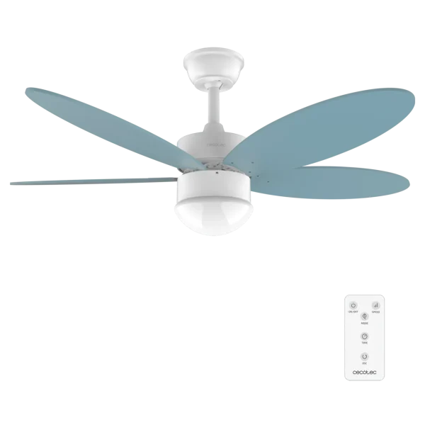 Ventilador de techo EnergySilence Aero 4260 Sky con luz LED y motor DC silencioso vista frontal
