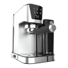 Imagen 2 Cafetera semiautomática Power Espresso 20 Cream de Cecotec con 20 bares, 1350 W y pantalla táctil. Prepara espresso, cappuccino y latte con vaporizador profesional.
