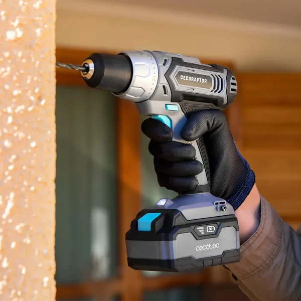 Imagen 7 Taladro atornillador CecoRaptor Perfect Drill 4020 Advance con batería 20V y 4000 mAh. Potencia de 46 Nm, 2 velocidades y portabrocas rápido de 13 mm.