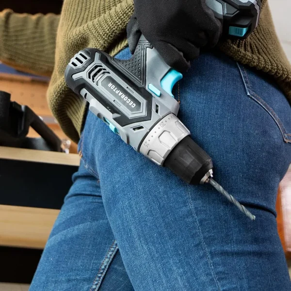 Imagen 8 Taladro atornillador CecoRaptor Perfect Drill 4020 Advance con batería 20V y 4000 mAh. Potencia de 46 Nm, 2 velocidades y portabrocas rápido de 13 mm.
