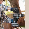 Imagen 4 Taladro percutor CecoRaptor 20V Brushless con 2000 rpm y 30000 bpm. Herramienta versátil de alta potencia para perforar y atornillar en múltiples superficies.