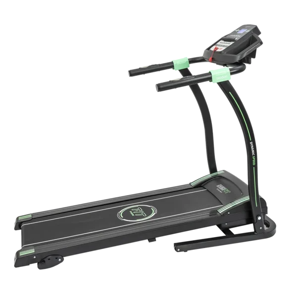 Cinta de correr eléctrica plegable RunnerFit Sprint de Cecotec con pantalla LED, portabotellas y brazos de agarre
