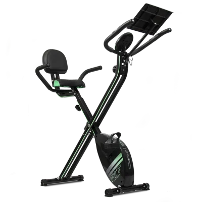 Bicicleta estática plegable Cecotec X-Bike Pro con respaldo, pulsómetro y pantalla LCD