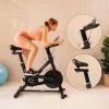Imagen 3 Bicicleta indoor DrumFit 13000 Delfos con volante de 13 kg, resistencia manual, pantalla LCD, pulsómetro y diseño ergonómico para entrenamientos en casa.
