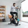 Imagen 4 Bicicleta estática DrumFit Cycle 9000 Talos Pro con resistencia magnética motorizada, pulsómetro, sillín regulable y soporte. Ideal para entrenar en casa.