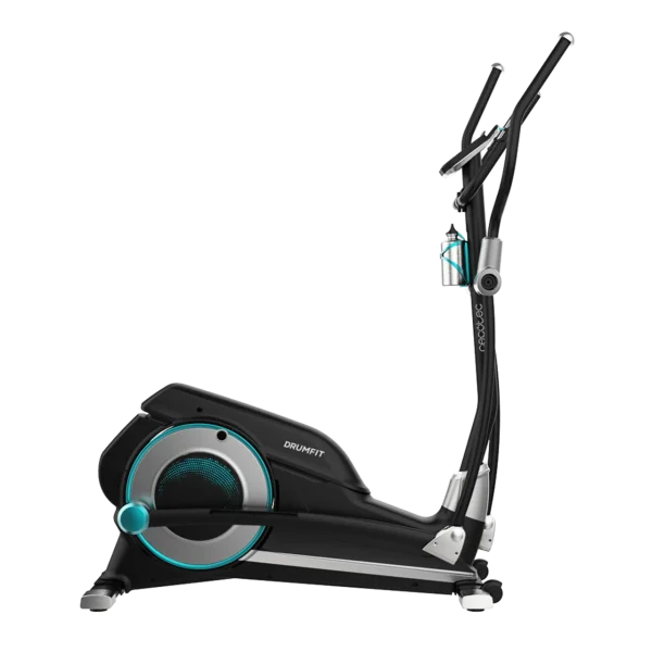 Bicicleta elíptica CECOTEC DrumFit Elliptical 9000 Eir Pro con monitor LCD, resistencia magnética y portabotellas