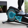 Imagen 4 Bicicleta elíptica DrumFit Elliptical 9000 Eir Pro con resistencia magnética regulable por motor, pantalla LCD, soporte para móvil y ruedas de transporte.