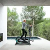 Imagen 7 Bicicleta elíptica DrumFit Elliptical 9000 Eir Pro con resistencia magnética regulable por motor, pantalla LCD, soporte para móvil y ruedas de transporte.
