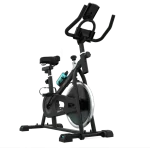 Bicicleta estática indoor CECOTEC DrumFit Indoor 6000 Forcis con volante de 6 kg y soporte para dispositivos