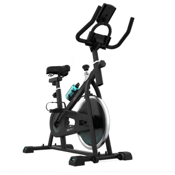 Bicicleta estática indoor CECOTEC DrumFit Indoor 6000 Forcis con volante de 6 kg y soporte para dispositivos