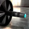 Imagen 5 Rueda abdominal Cecotec DrumFit AB Wheel ideal para ejercitar el core. Diseño con recubrimiento de goma, agarres antideslizantes y esterilla de goma EVA.