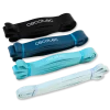 Set de 4 bandas elásticas DrumFit Power Band Set de Cecotec de látex en diferentes colores con su bolsa de transporte
