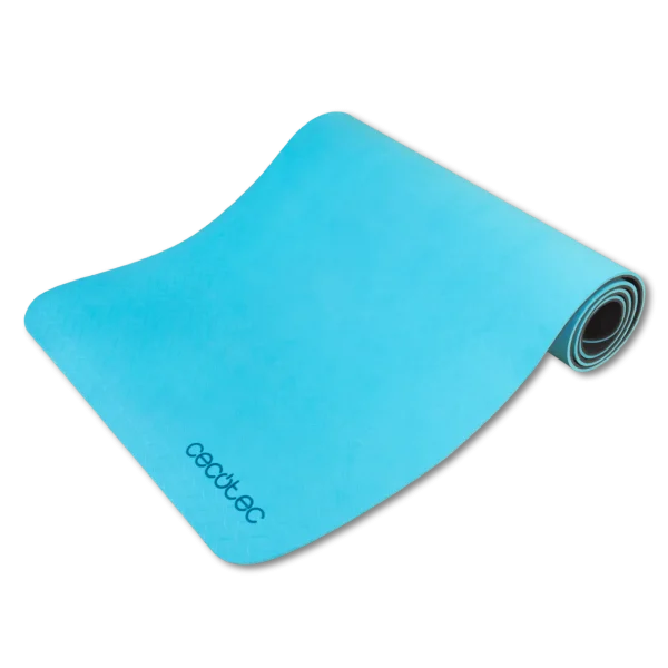 Imagen 2 Esterilla de yoga DrumFit Yoga Mat de Cecotec. Superficie antideslizante, material ecológico y grosor ideal para el máximo confort en cada postura.
