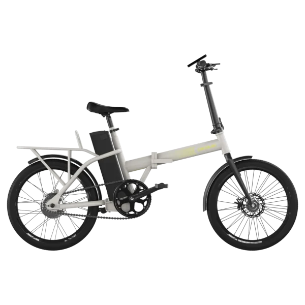 Imagen 2 Bicicleta eléctrica plegable Cecotec con ruedas de 16", autonomía de 35 km y doble disco de freno. Movilidad urbana eficiente, ligera y fácil de transportar.