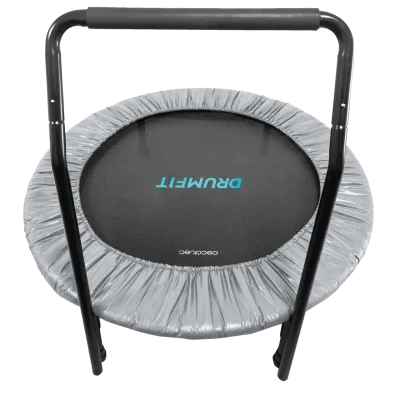 Trampolín de fitness DrumFit Jump 920 de Cecotec visto desde arriba mostrando su superficie de salto de 92 cm y base de 6 patas