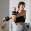 Imagen 4 Set de 2 pesas DrumFit AnkelBell 1000 Neo de Cecotec para tobillos y muñecas. Cada pesa de 1 kg está rellena de arena e incluye ajuste seguro con velcro.