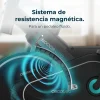 Imagen 2 Bicicleta indoor Drumfit 4000 Magnetic Connected con resistencia magnética, volante de inercia de 4 kg y conectividad APP. Entrenamiento fluido en casa.