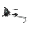 Máquina de remo Cecotec DrumFit Rower 5500 Regatta color negro con pantalla LCD y asiento ergonómico