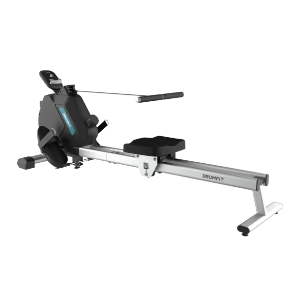 Máquina de remo Cecotec DrumFit Rower 5500 Regatta color negro con pantalla LCD y asiento ergonómico