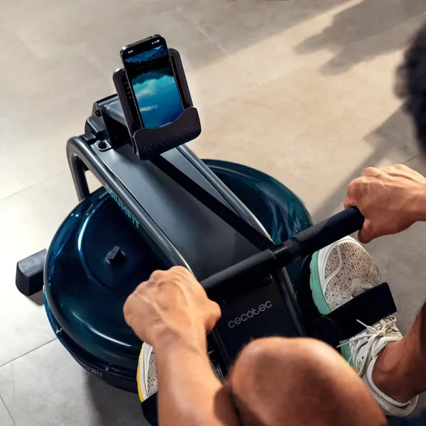 Imagen 6 Máquina de remo con resistencia de agua Drumfit Rower 10000 Neptuno. Tanque de 13 litros, pantalla LCD y asiento ajustable para un entrenamiento total.