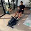 Imagen 8 Máquina de remo con resistencia de agua Drumfit Rower 10000 Neptuno. Tanque de 13 litros, pantalla LCD y asiento ajustable para un entrenamiento total.