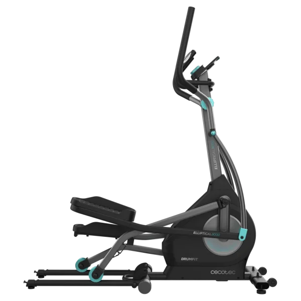 Bicicleta elíptica Drumfit Elliptical 8000 Motor Pro de Cecotec en color negro con pantalla LCD y soporte para dispositivos