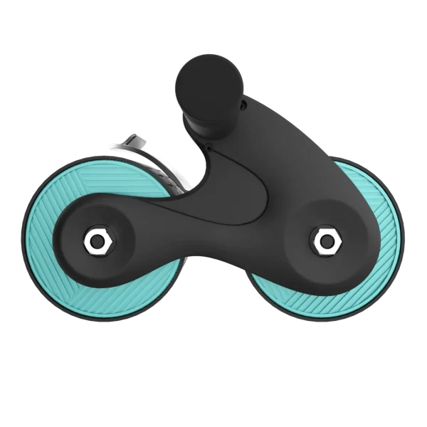Imagen 2 Rueda abdominal Drumfit AB Fit de Cecotec con rebote automático. Su diseño compacto de 10 cm de ancho incluye esterilla acolchada. Soporta hasta 100 kg.