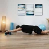 Imagen 4 Rueda abdominal Drumfit AB Fit de Cecotec con rebote automático. Su diseño compacto de 10 cm de ancho incluye esterilla acolchada. Soporta hasta 100 kg.