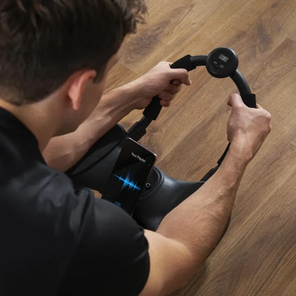 Imagen 6 Rueda abdominal Drumfit AB Fit Pro de Cecotec con rebote automático, soporte para codos y diseño compacto. Incluye esterilla antideslizante y acolchada.