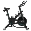 Bicicleta indoor de spinning Cecotec Drumfit Indoor 13000 Race con volante de inercia de 13 Kg, pantalla LCD y detalles en color negro y rojo