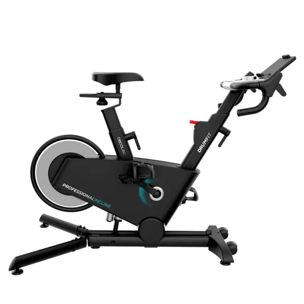 Bicicleta indoor profesional Drumfit Indoor Professional Incline de Cecotec con diseño ergonómico y display digital