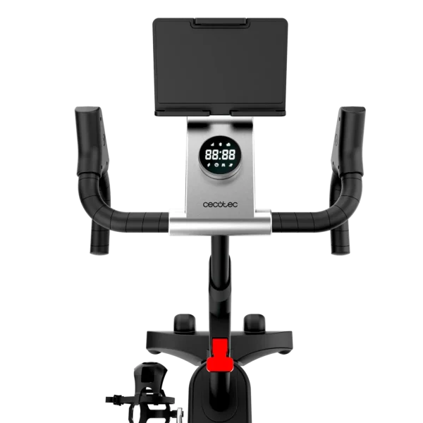 Imagen 3 Bicicleta indoor profesional con motor de 800W y volante de inercia de 10 kg. Destaca por sus 32 niveles de resistencia, 16 de inclinación y conexión a APP.