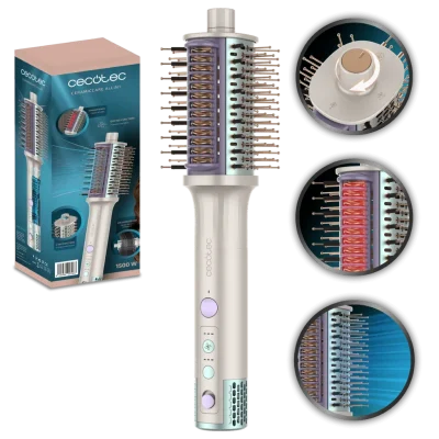 Cepillo de aire multifunción Cecotec CeramicCare Allin1 de 1500W con revestimiento cerámico