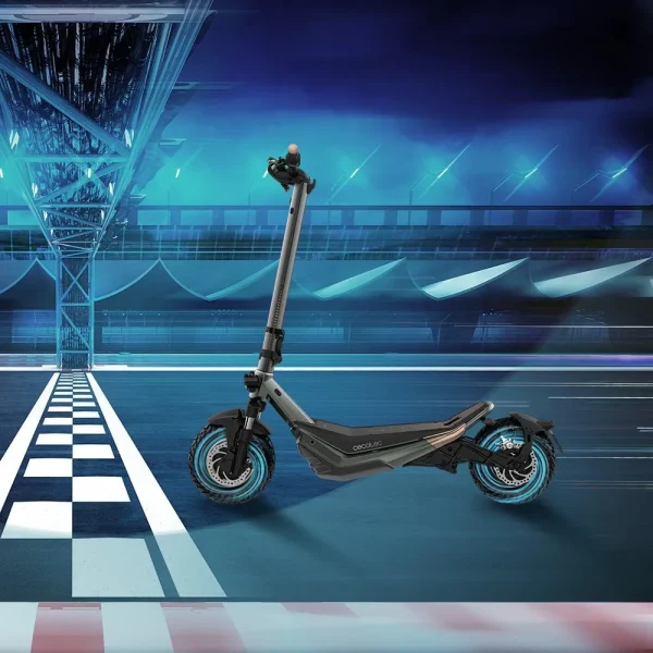 Imagen 8 Patinete Cecotec Bongo Serie Doble Z 80 con doble motor de 2200 W, batería de 20000 mAh y autonomía de 85 km. Supera pendientes del 15% con total estabilidad.