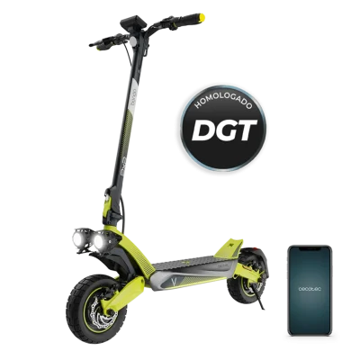 Patinete eléctrico Cecotec Bongo V55 2x2 Connected con tracción total y doble motor en color negro
